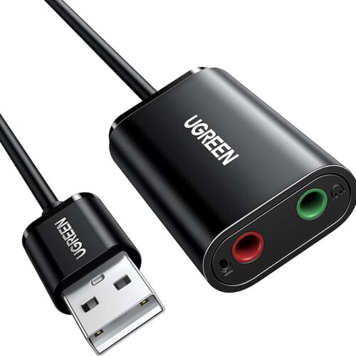 UGREEN Adaptador de Audio USB – Convierte cualquier puerto en sonido de alta calidad
