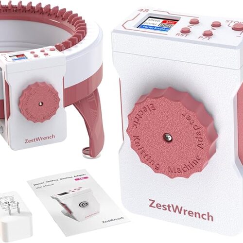 🧶 [Actualizado 2025] Zestwrench – Adaptador con Motor y Panel LCD para Máquina de Tejer Sentro 48
